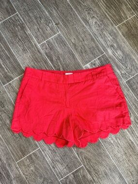 J. Crew Scalloped Hem Shorts